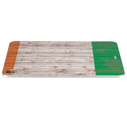 Ireland Flag Dark Wood iPad Pro 13in M4 (2024) Skin